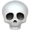 Skull emoji on Apple